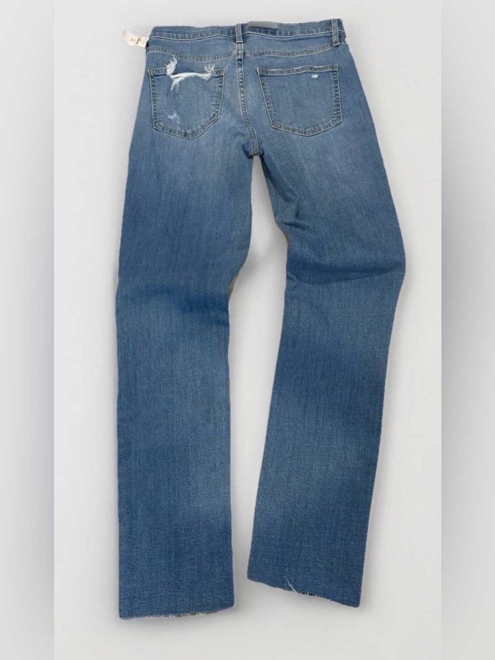 Gap Vintage Slim Mid Rise Jeans New With Tags Size 28 Tall Distressed Denim - Picture 2 of 14
